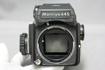 ■シャッター幕きれい■　マミヤ（MAMIYA）　M645 PDプリズムファインダー　■通電確認済■_画像2