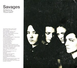 ＊中古CD Savagesサヴェージズ/Silence Yourself 2013年作品1st 英国ガールズ・ポストパンク SLITSスリッツ PRETENDERSプリテンダーズ