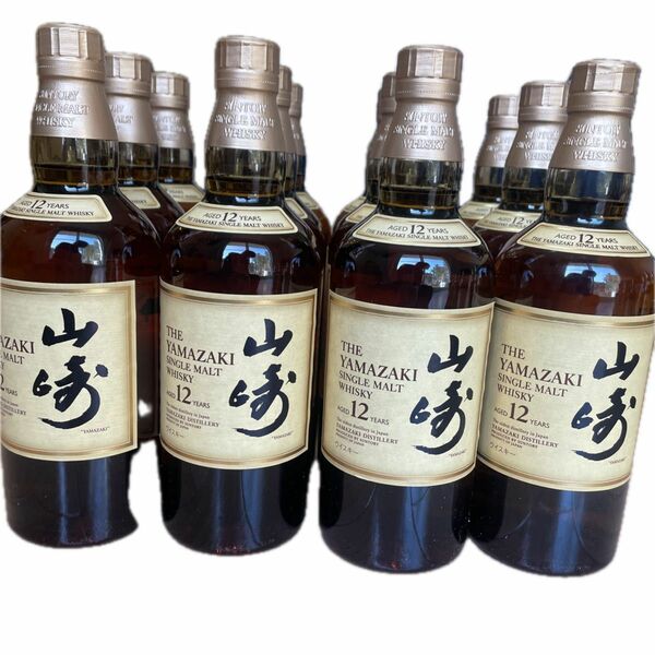 山崎12年　サントリー シングルモルト　ウイスキー 700ml 10本セット YAMAZAK