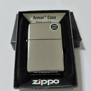 未使用 Armor Case Zippo アーマー ジッポー #167 ハイポリッシュ仕上げ 2011年製造 未開封 希少品 新品の画像7