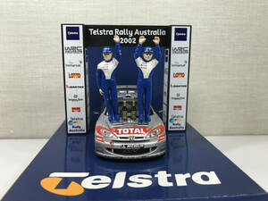 【希少】1/43 イクソ プジョー206 WRC No2 ワールドチャンピオン 2002 ixo ZH