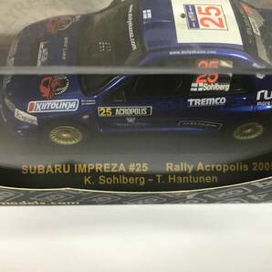 【１円スタート】1/43 スバル インプレッサ #25 Rally Acropolis 2005 SUBARU Impreza RAM199 ixo イクソ ZB の画像4