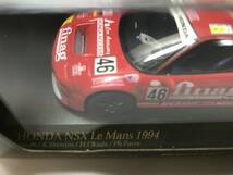 1/43 京商 ホンダ NSX ルマン 1994 #46 HONDA NSX Le Mans 1994 K03710A ZC_画像4