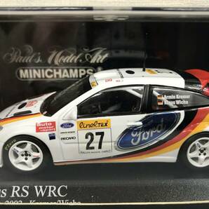 【１円スタート】1/43 ミニチャンプス フォード フォーカス WRC モンテカルロ Rally 2002 Ford Focus Monte Carlo Rally MINI CHAMPS ZCの画像4