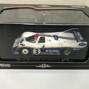 【１円スタート】1/43 難あり ミラー破損 ミニチャンプス レーシングポルシェ 956 1983 ニュル1000Km 43889 MINI CHAMPS ZCの画像6