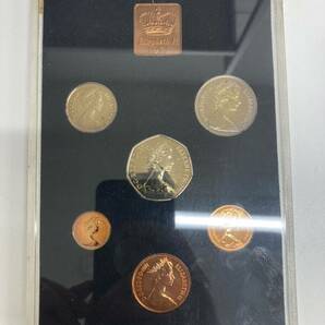 【1円】イギリス ロイヤル ミントコイン 1970年 1971年プルーフ ミント コイン セット エリザベスの画像4