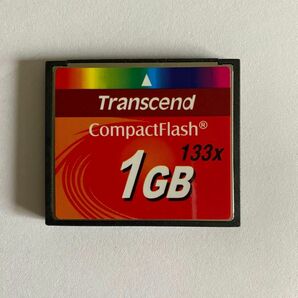 トランセンド 1GB コンパクトフラッシュ Transcend CF 133倍速　ケース付き【匿名配送】【追跡可能】