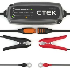 CTEK POWERSPORTシーテックバッテリーチャージャー 鉛&リチウムイオンバッテリー対応  温度センサー搭載 最新機種【新品】の画像4