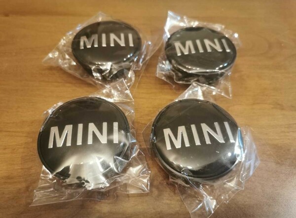 MINI ミニホイール センター キャップ 4個セット ブラック