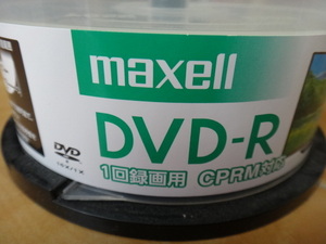 maxell DVD-R unused goods 13 sheets 