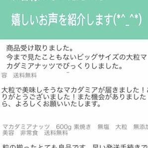 大粒 マカダミアナッツ 600g 素焼き 無塩 健康 美容  ナッツ 非常食 美容の画像4