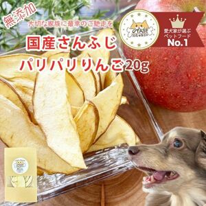 無添加　国産　犬　おやつ　りんご　グルテンフリー　グレインフリー　フルーツ　ドライフルーツ　20g