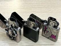 ◇◆3493　ZIPPO　ジッポ　ライター　おまとめ　3個　着火未確認　火花未確認　現状保管品◆◇_画像3