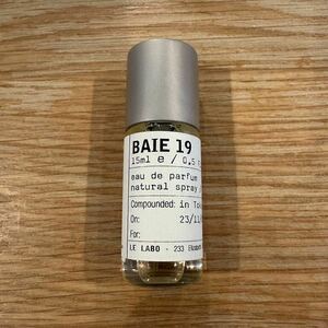 LE LABO ルラボ　BAIE19 ベ19 香水　美品　15ml