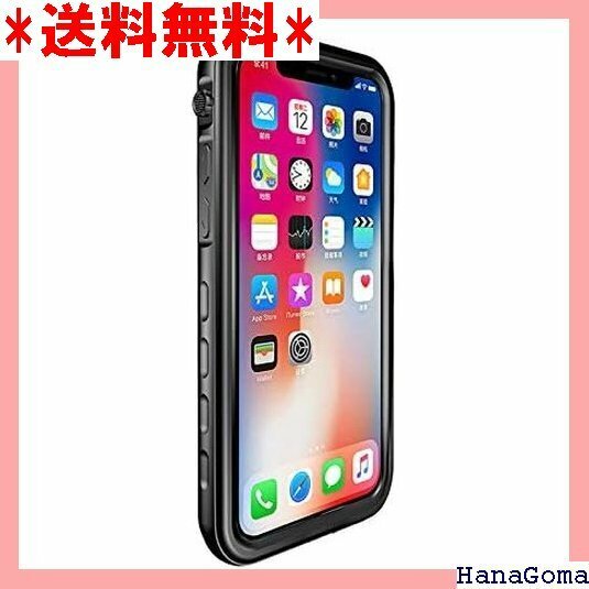 iPhone XR 防水・防塵・耐衝撃ケースSLIM DIVER スリムダイバー ブラック 79
