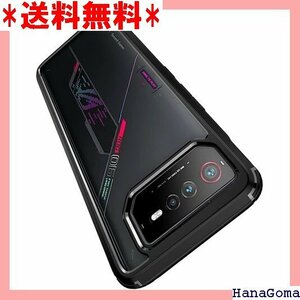 FINON ROG Phone 6 ケース ASUS ケース 指紋認証可能モデル 耐衝撃 シンプル ブラック 499