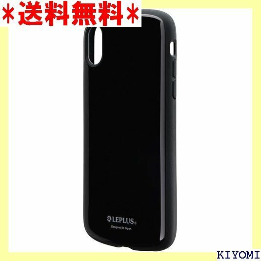 iPhone XR 耐衝撃薄型ハイブリッドケースPALLET Slim ブラック 83