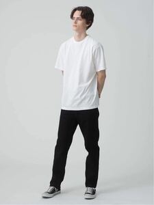 【大人の定番アイテム】Ron Herman RHC ロンハーマンSlim Tapered Fit Stretch Black Denim Pants ブラックデニム S