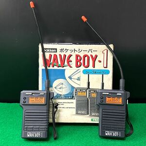 ** electrification has confirmed /Gakken/ Gakken pocket si- bar WAVE BOY-1/ wave Boy one / box attaching 