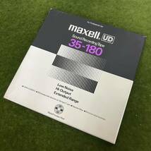 ★☆ maxell/マクセル UD Sound Recording Tape 35-180 UDテープ/ローノイズ/メタルリール _画像2