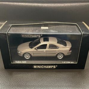 レア♪1/43ミニチャンプス(MINICHAMPS) ボルボS60(2000)ゴールドメタリック♪VOLVOの画像1