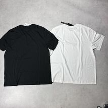 1円~ 2XLsize ナイキ スウッシュ ロゴ フューチュラ アイコン クルー 半袖 Tシャツ 2枚セット 白 黒 定番 人気 まとめ ビッグロゴ セット_画像8