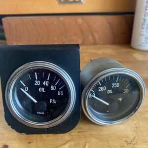 VDO. oil pressure oil temperature meter Junk 