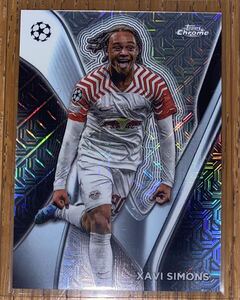 シャビシモンズ選手 2024 TOPPS flagship chrome mojo ケースヒット xavi simons