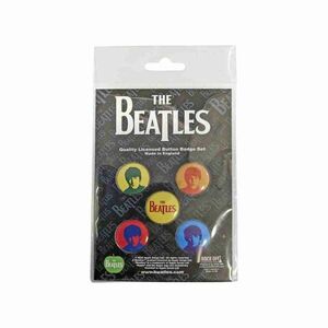 The Beatles バッジ5個セット ザ・ビートルズ JPGR Coloured