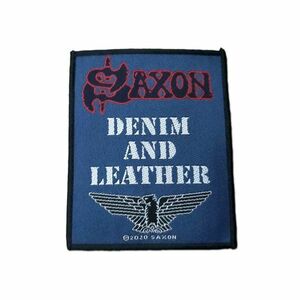 Saxon パッチ／ワッペン サクソン Denim And Leather