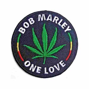 Bob Marley アイロンパッチ／ワッペン ボブ・マーリー Leaf