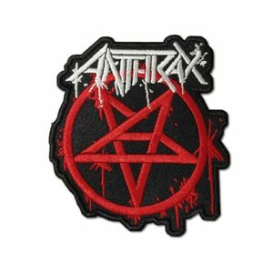 Anthrax アイロンパッチ／ワッペン アンスラックス Pentagram Logo