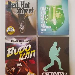 中古DVD クレイジーケンバンド/CRAZY KEN BAND in NIPPON BUDOKAN/Honmoku Red Hot Street Heat 1/MINT CONDITION 2010/CKBMV2 4巻セットの画像1