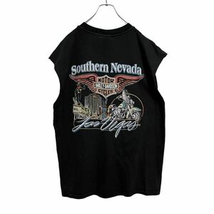 90s HARLEY DAVIDSON ハーレーダビッドソン USA製 ノースリーブ Tシャツ XL