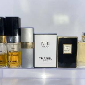 未開封あり シャネル ＣＨＡＮＥＬ Ｎ°５、Ｎ°１９、アリュール、チャンス、ココ、クリスタル、プールムッシュウ 香水２２点セットの画像4