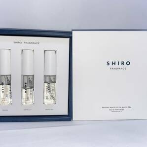 シロ ＳＨＩＲＯ サボン、ホワイトリリー、ホワイトティー オードパルファン セット １０ｍｌ×３の画像1