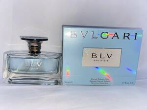 ほぼ満量　ブルガリ　ＢＶＬＧＡＲＩ　ブルー　オードトワレ　エテ　ナチュラルスプレー　５０ｍｌ