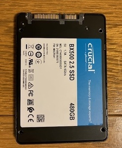 ★中古　送料込み　ｃｒｕｃｉａｌ 内蔵 2.5インチ SSD 480G