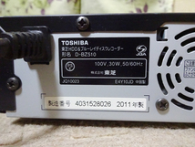 東芝　 HDD/BDレコーダー　D-BZ510　W録画　動作品(026)　_画像4