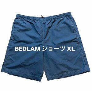 Bedlam ショートパンツ　ブルー　XL ショートパンツ ハーフパンツ ナイロン パンツ 短パン ショーツ