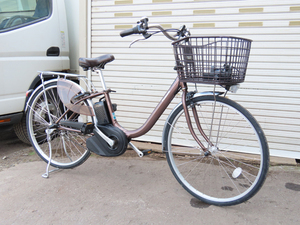 店頭引取り限定・パナソニック・電動アシスト自転車・ViVi・BE-ELL632T・26インチ・中古品・149915