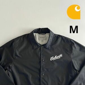 カーハート Carhartt コーチジャケット M ブラック 黒 ドローコード ブルゾン