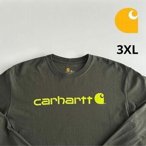 CARHARTT カーハート ロンT ロングTシャツ 3XL ダークグレー 長袖 トップス ロゴ