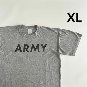 ARMY 半袖Tシャツ グレー XL 90s 古着 ミリタリー アメリカ軍 