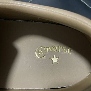 未使用 展示品 箱付き CONVERSE ALL STAR コンバース オールスタークップレザー レザーシューズ レザースニーカー ブラウン系 メンズ 春夏の画像8