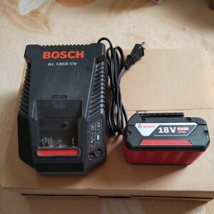 送料込み！ボッシュ　BOSCH　18v　　6Ahバッテリー＆充電器セット！