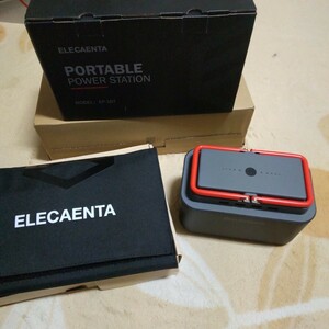 エレカンタ ELECAENTA ポータブルバッテリー&ソーラーチャージャー送料込み！