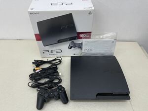 SONY ソニー PS3 プレイステーション3 本体 CECH-3000A 160GB チャコールブラック PlayStation3 プレステ コントローラー/箱付き