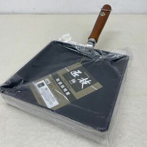 【未使用】ウルシヤマ金属工業 匠技 プロスタイル玉子焼21cm ガス火専用 日本製 テフロン 調理器具 料理 TKW-E21 卵焼き 玉子焼き器 ④の画像2