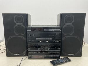 KENWOOD ケンウッド システムコンポ ROXY DG1/R-3R/X-3WR/GE-710/RC-5R オーディオセット 3Way スピーカー ペア 音出し確認済み